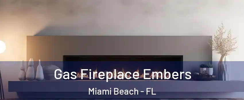 Gas Fireplace Embers Miami Beach - FL