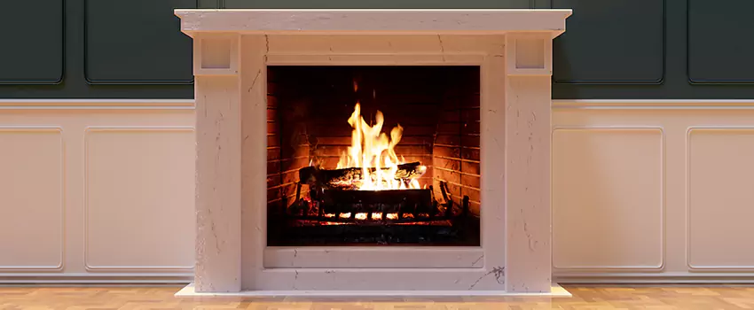 Decorative Electric Fireplace Installation in Miami Beach, Florida