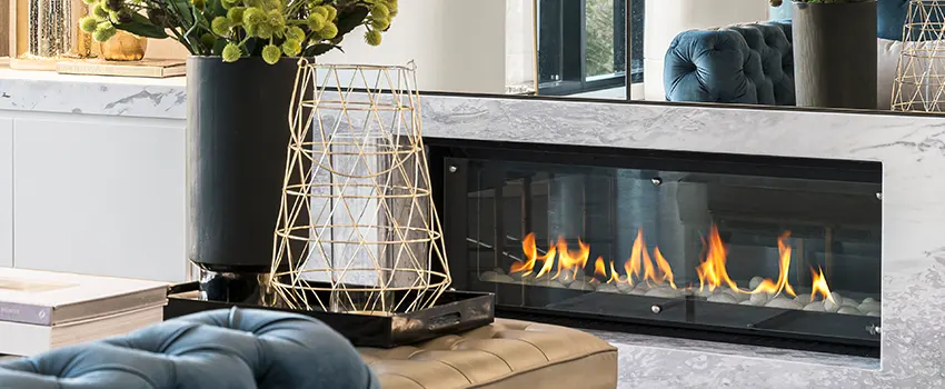 Custom Fireplace Crystals in Miami Beach, Florida