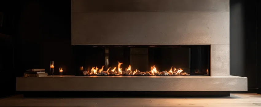 Gas Fireplace Ember Bed Design Services in Miami Beach, Florida