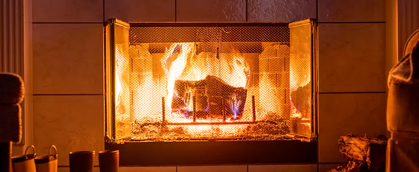 Mendota Hearth Landscape Fireplace Installation in Miami Beach, Florida