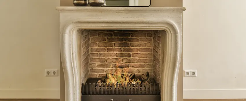 Vintage-style Fireplace Redesign in Miami Beach, Florida